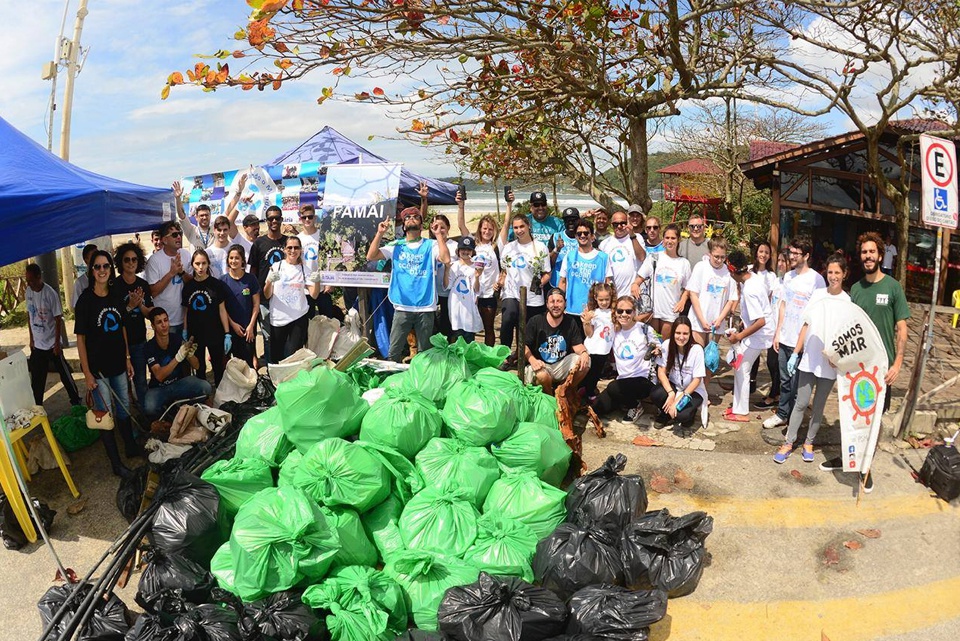 Mutirão World Clean up day | Molhes Atalaia